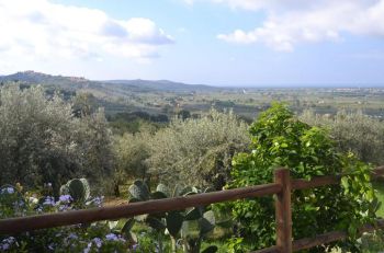 Aussicht von Oleandro und Rosmarino